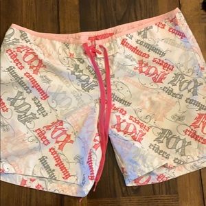 Fox girls wake board shorts size 7